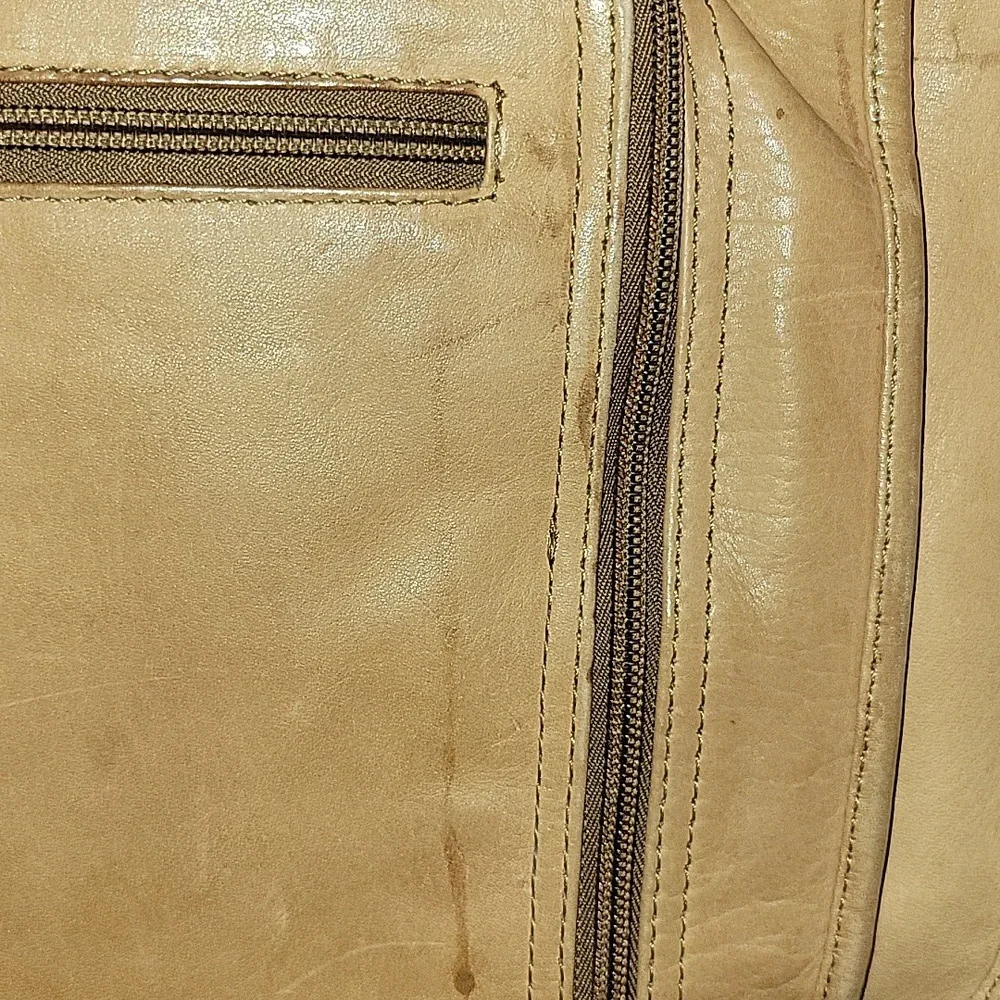 Tan Leather Breifcase Laptop Bag